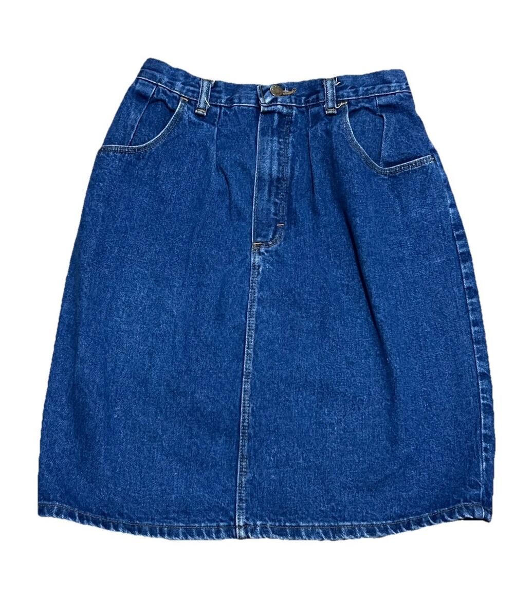 Vintage 80s Wrangler Juniors 10/11 Vintage Denim Skirt USA Made 100% Cotton